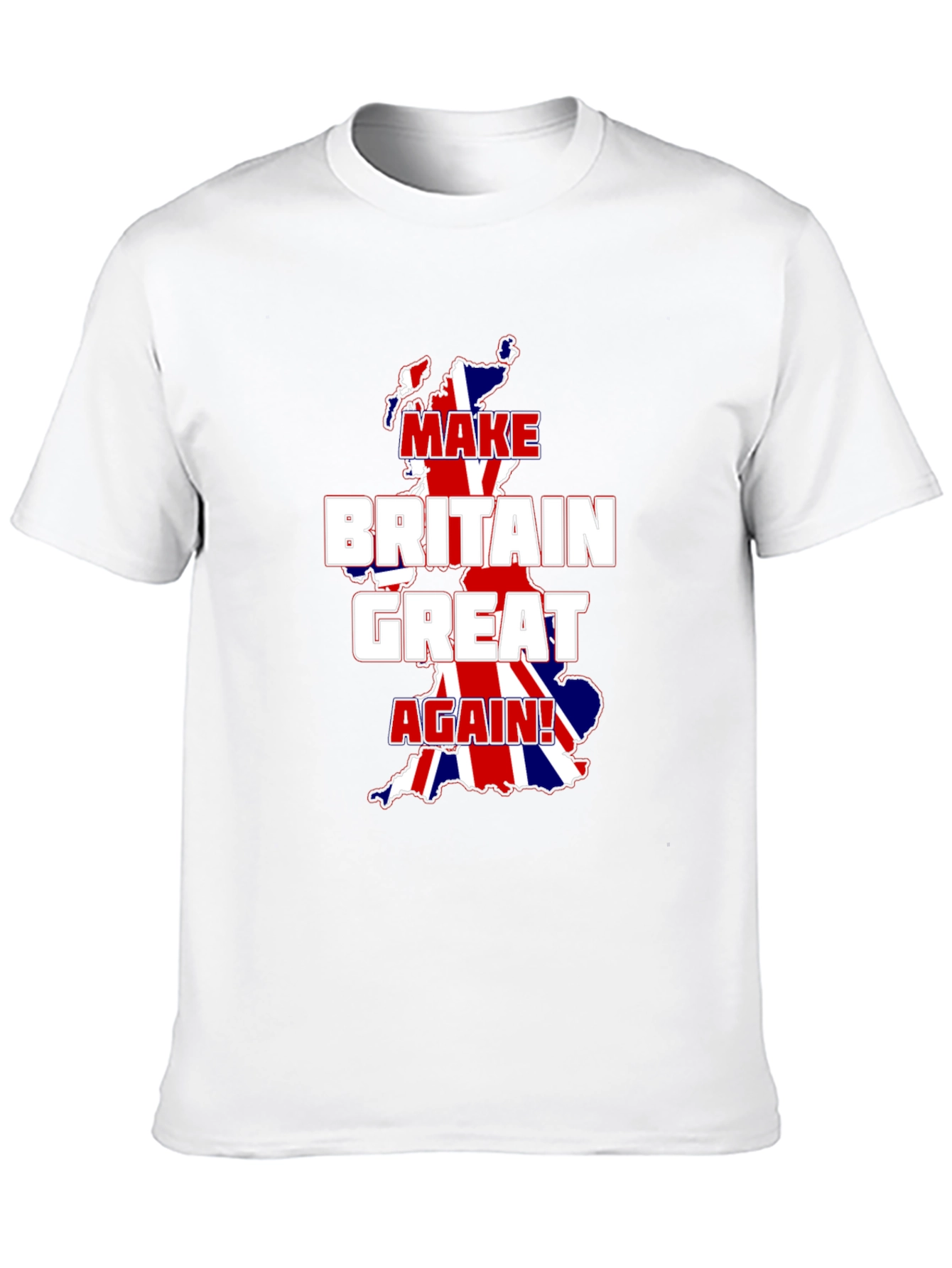 Make Britain Great Again T-Shirt - Union Jack Map