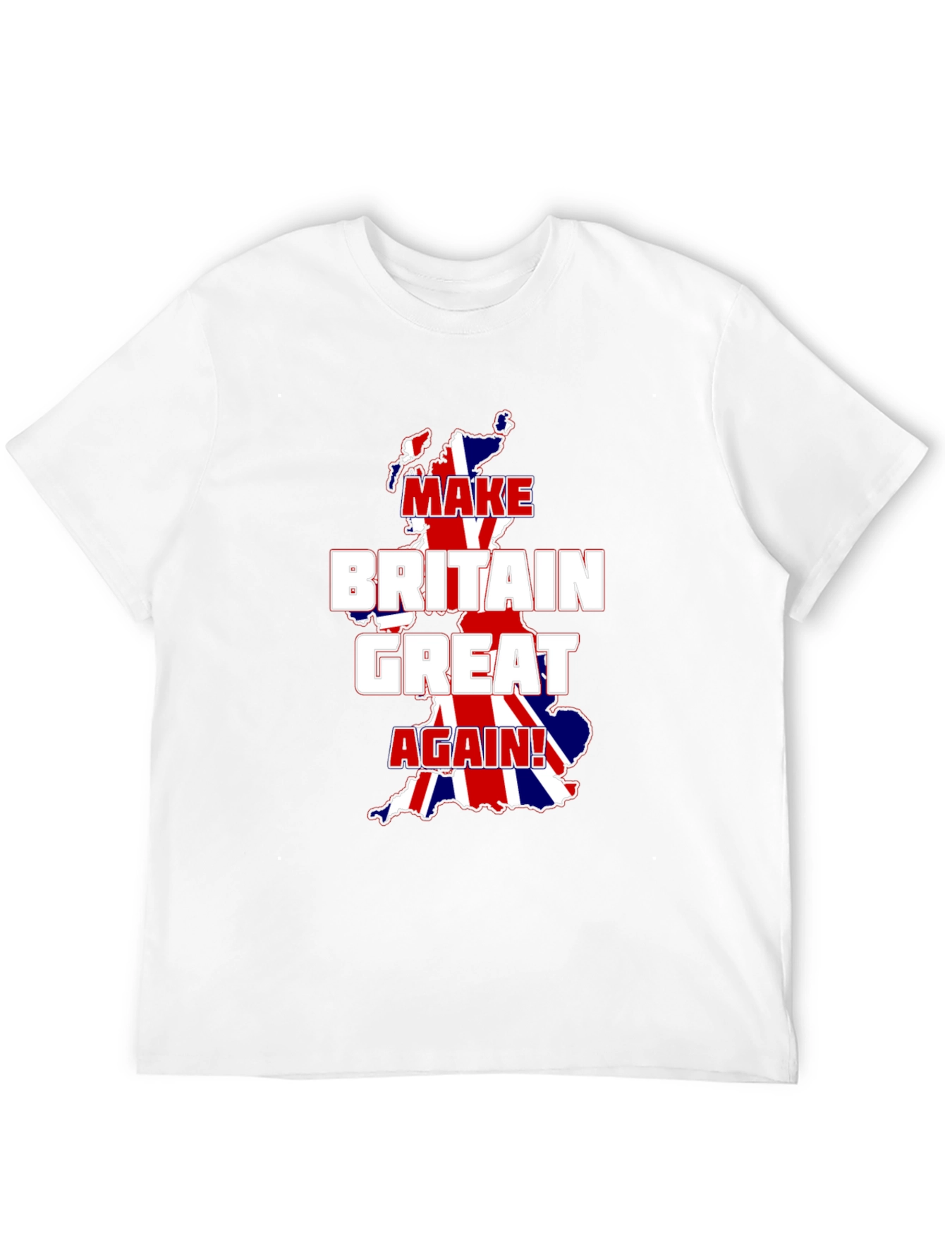 Make Britain Great Again T-Shirt - Union Jack Map
