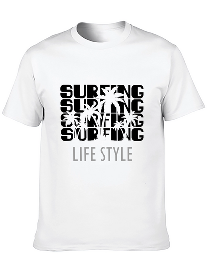 Surfing Lifestyle Black T-Shirt