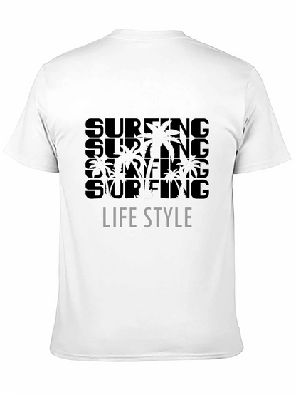 Surfing Lifestyle Black T-Shirt