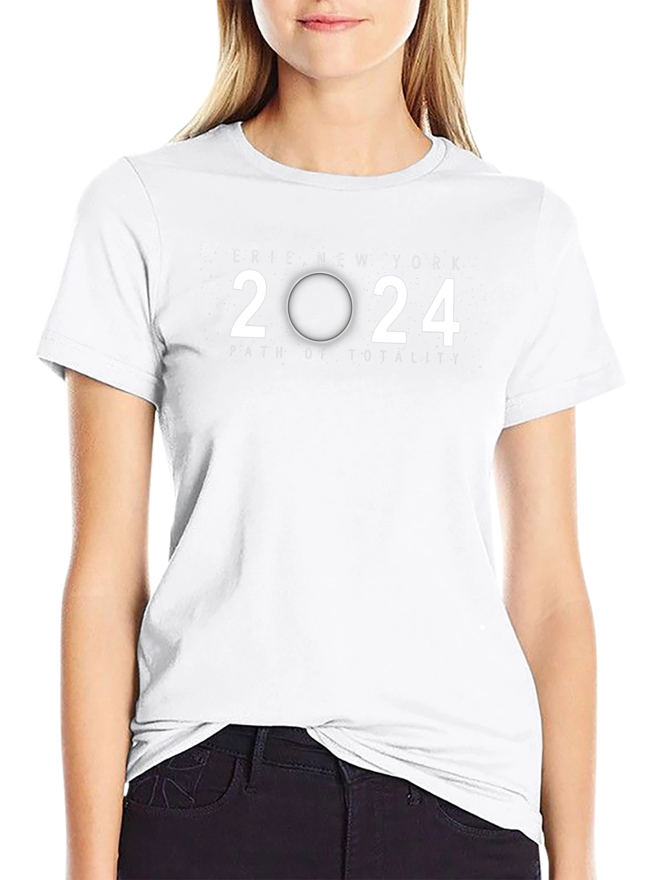 Erie New York 2024 Total Solar Eclipse T-Shirt
