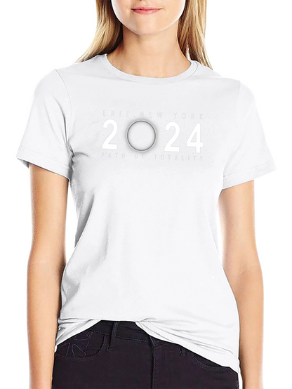 Erie New York 2024 Total Solar Eclipse T-Shirt