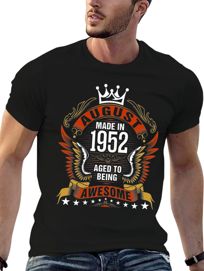 August 1952 Birthday Gift T-Shirt