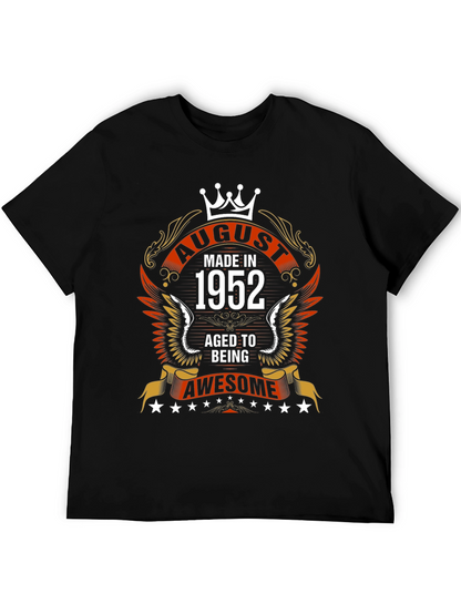 August 1952 Birthday Gift T-Shirt