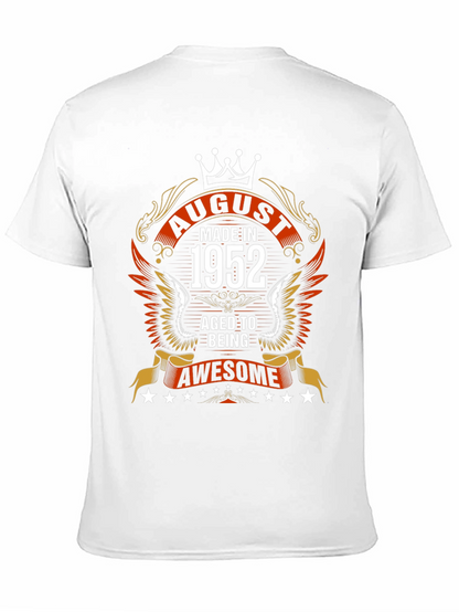 August 1952 Birthday Gift T-Shirt