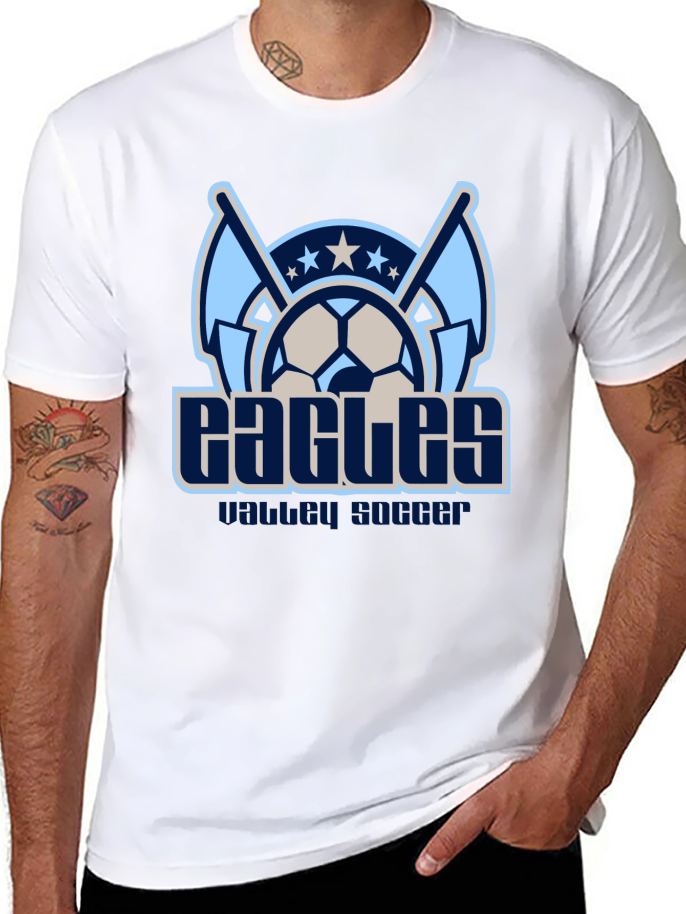 Eagles Soccer Black T-Shirt