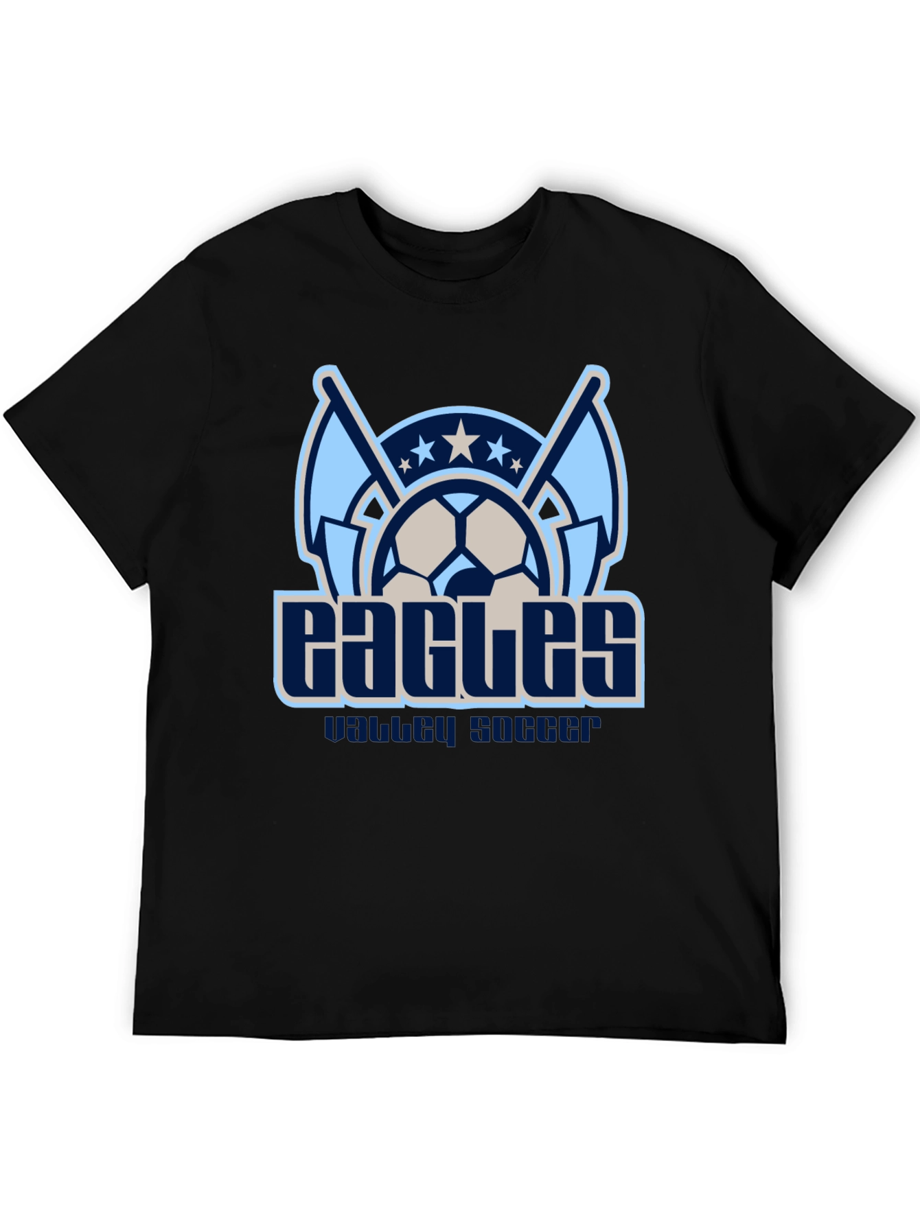 Eagles Soccer Black T-Shirt