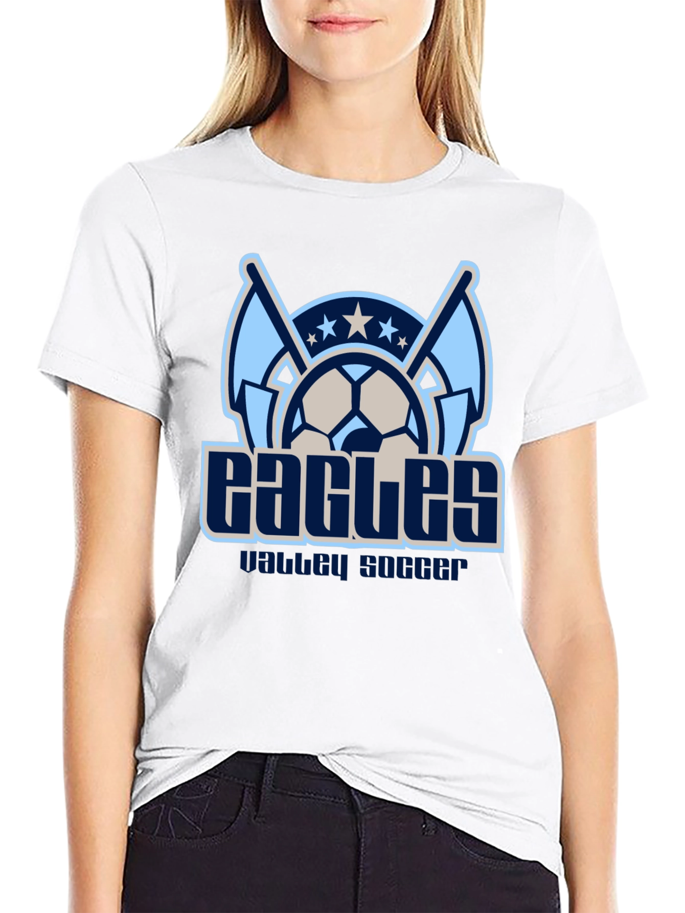 Eagles Soccer Black T-Shirt