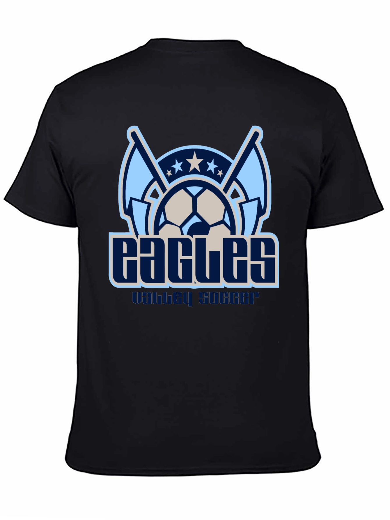 Eagles Soccer Black T-Shirt