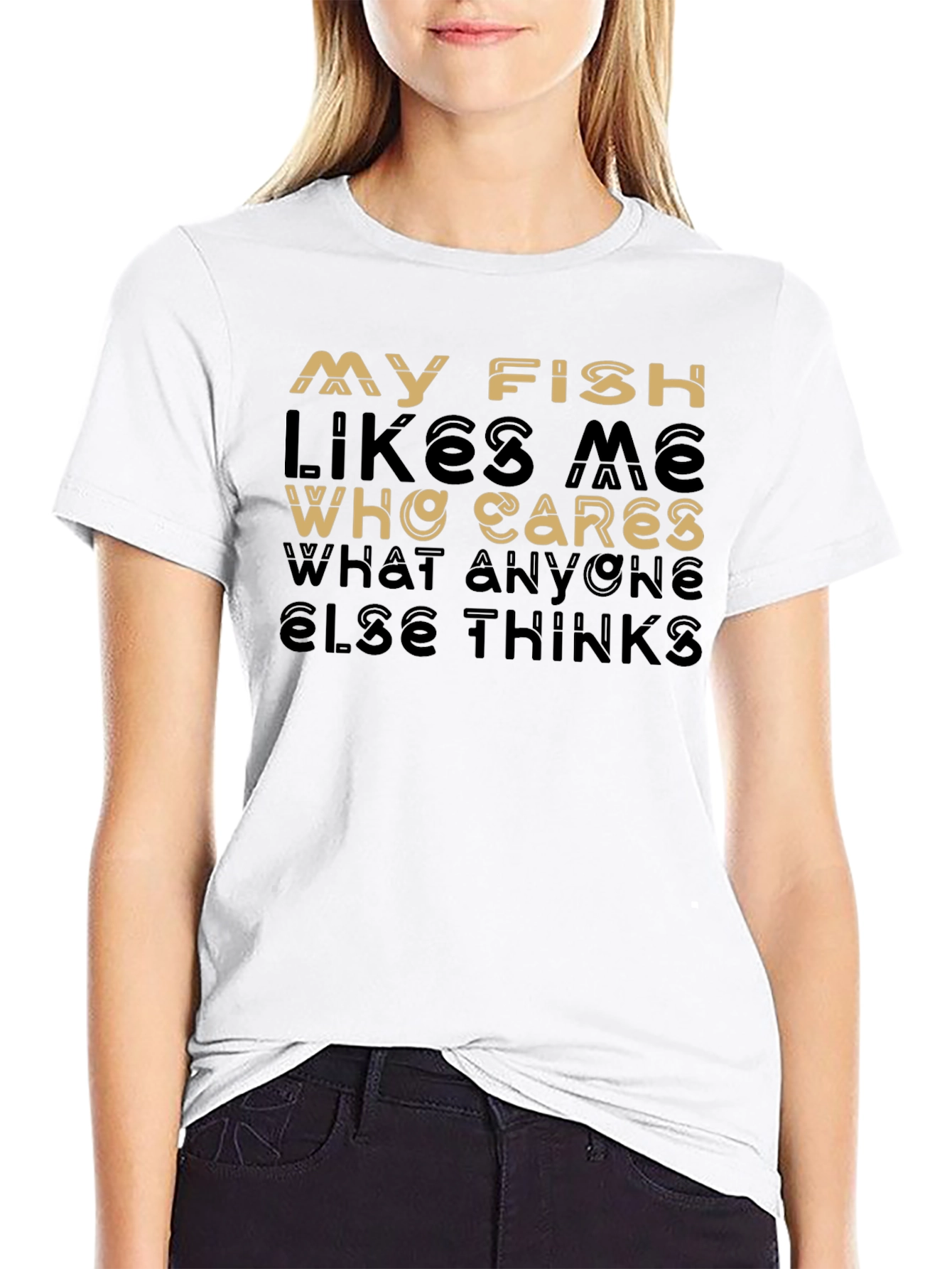 My Fish Likes Me T-Shirt - Unique Design