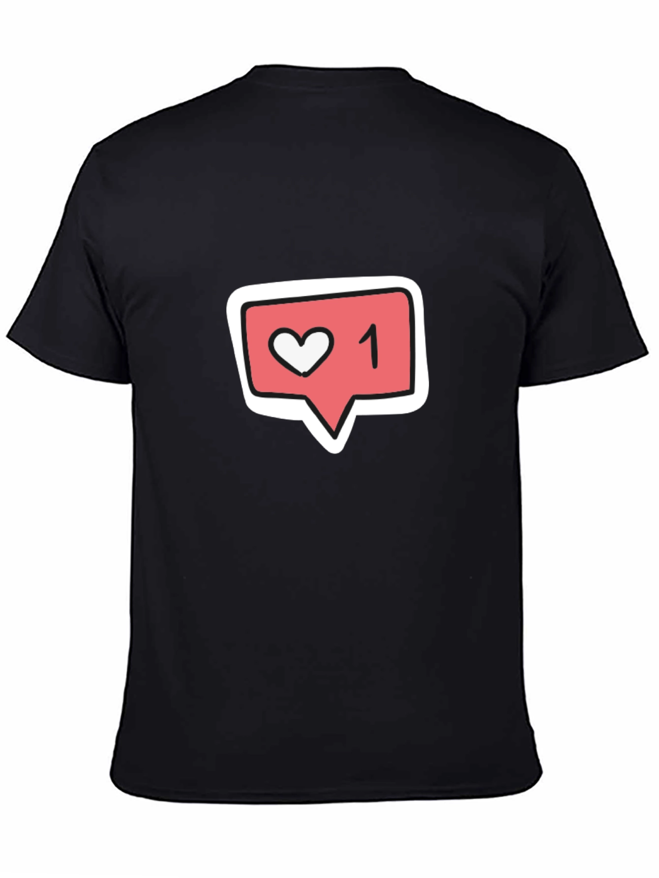 Trendy Like 1 Graphic Black T-Shirt
