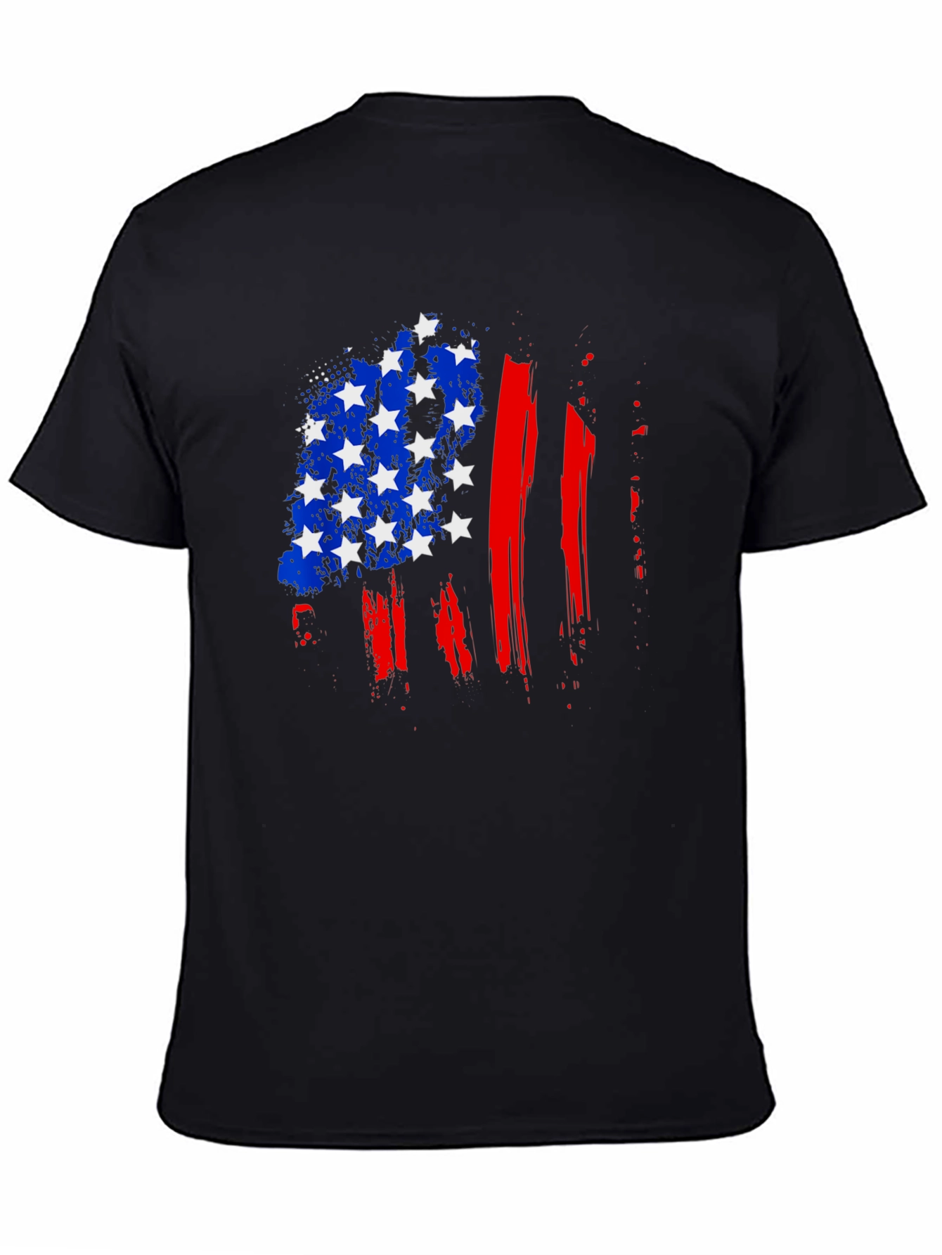 Patriotic USA Flag Graphic T-Shirt