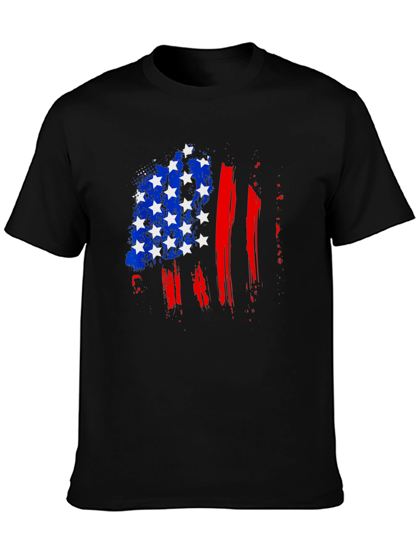 Patriotic USA Flag Graphic T-Shirt