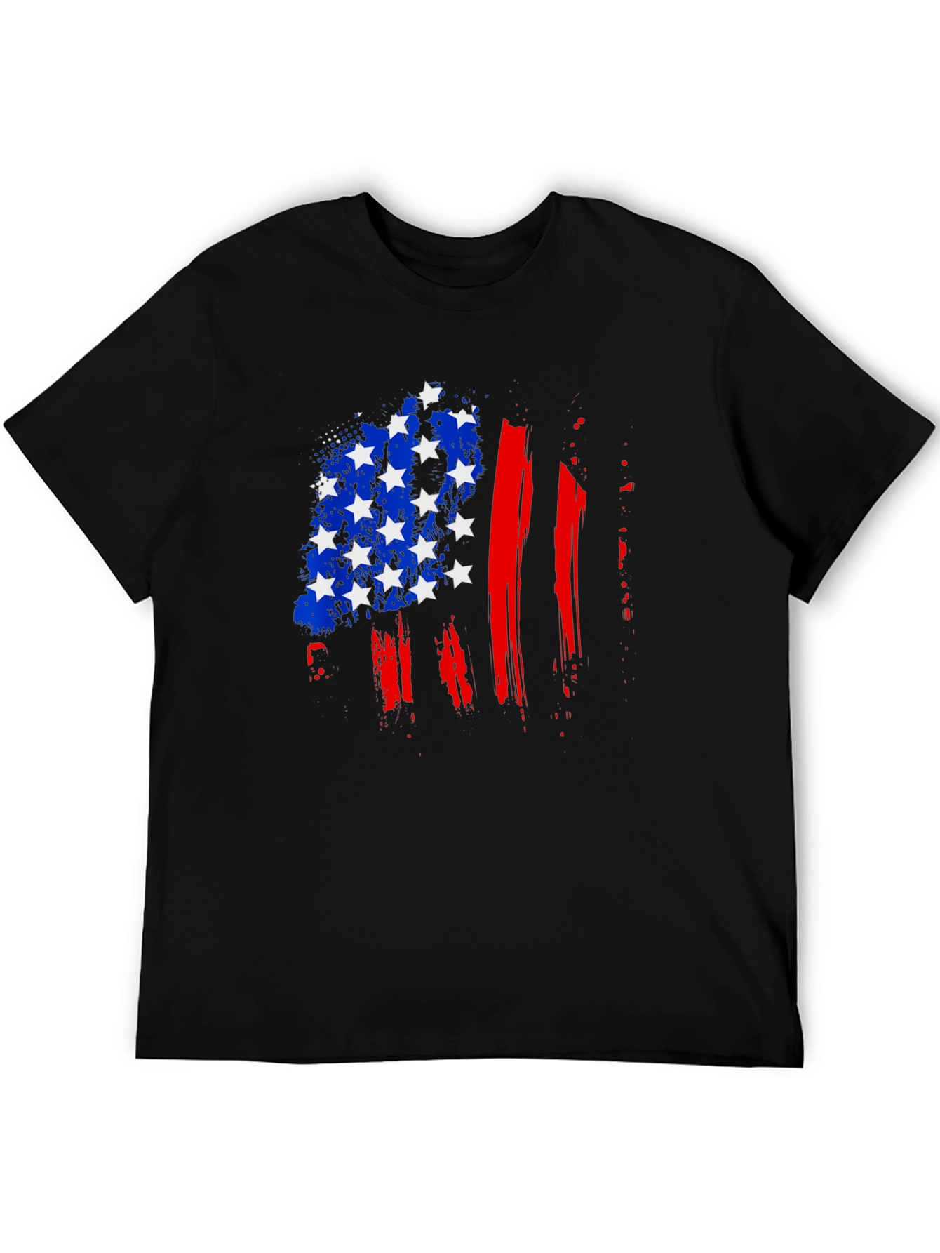 Patriotic USA Flag Graphic T-Shirt