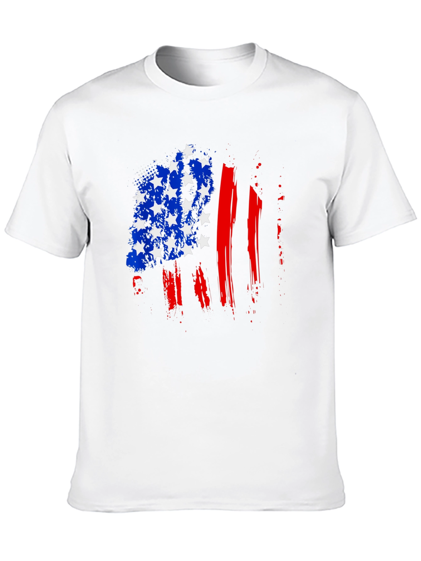 Patriotic USA Flag Graphic T-Shirt