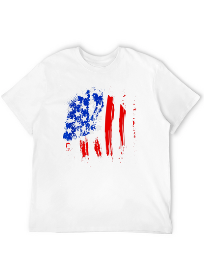 Patriotic USA Flag Graphic T-Shirt