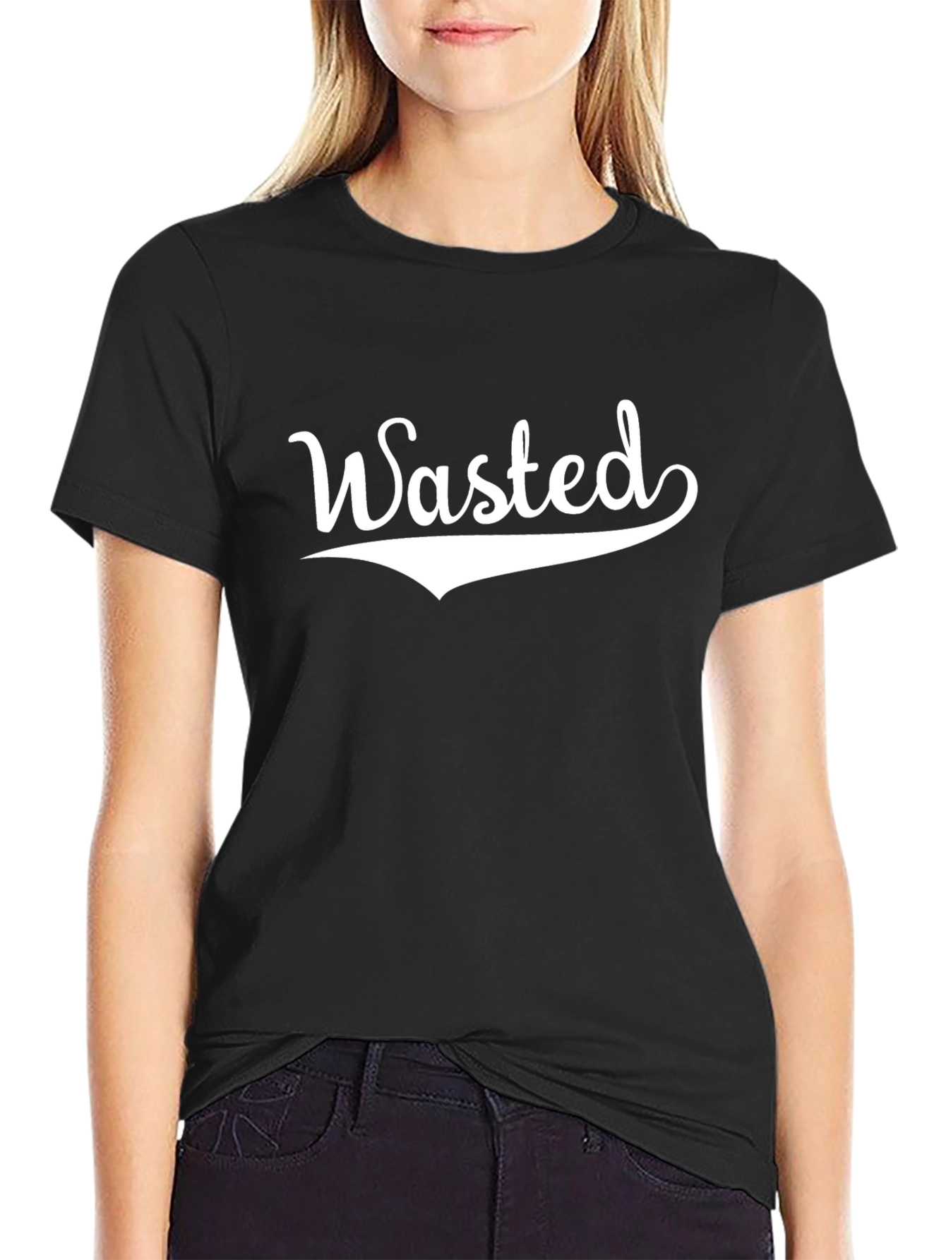 Wasted Graphic Tee - Funny Drinking Shirt