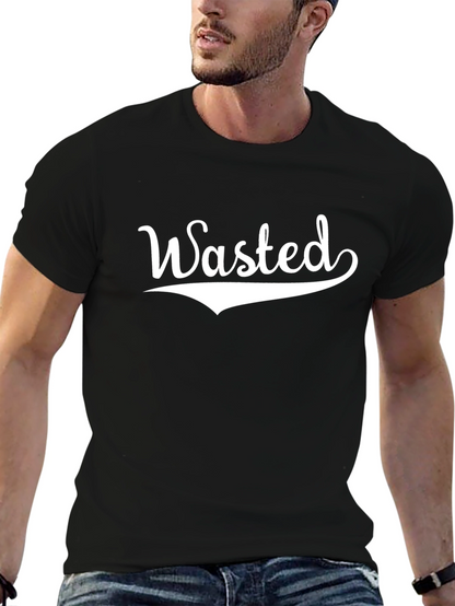 Wasted Graphic Tee - Funny Drinking Shirt