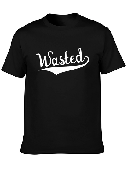 Wasted Graphic Tee - Funny Drinking Shirt