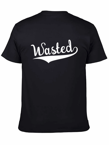 Wasted Graphic Tee - Funny Drinking Shirt