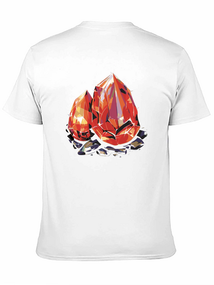 Gems Graphic Tee - Black Cotton Comfort