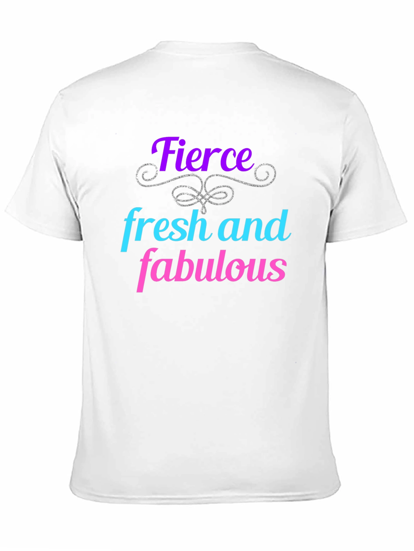 Fierce Fresh Fabulous Graphic Tee - Black