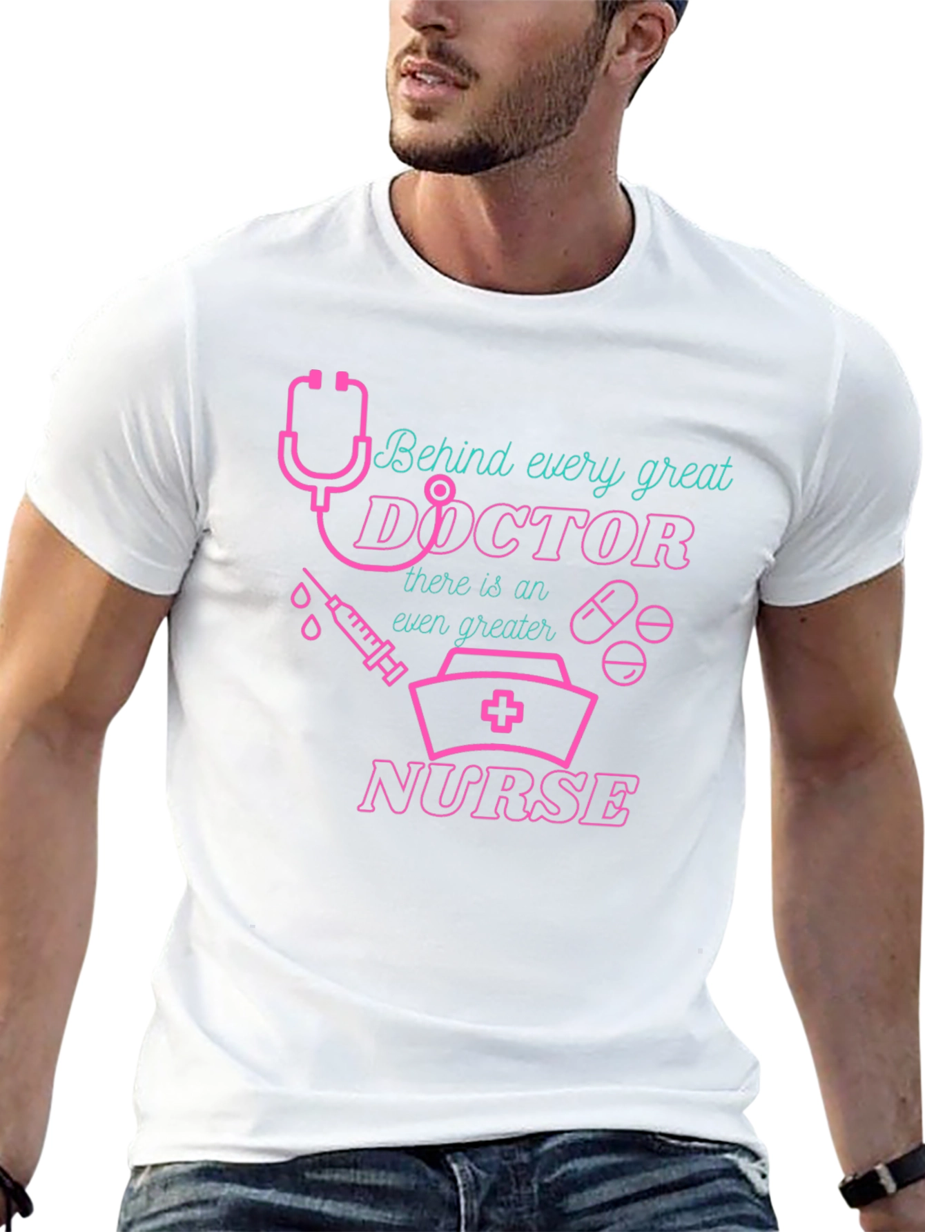 Doctor Nurse Graphic T-Shirt