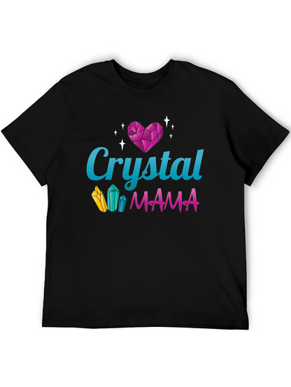 Crystal Mama Graphic Tee - Trendy Mom Shirt