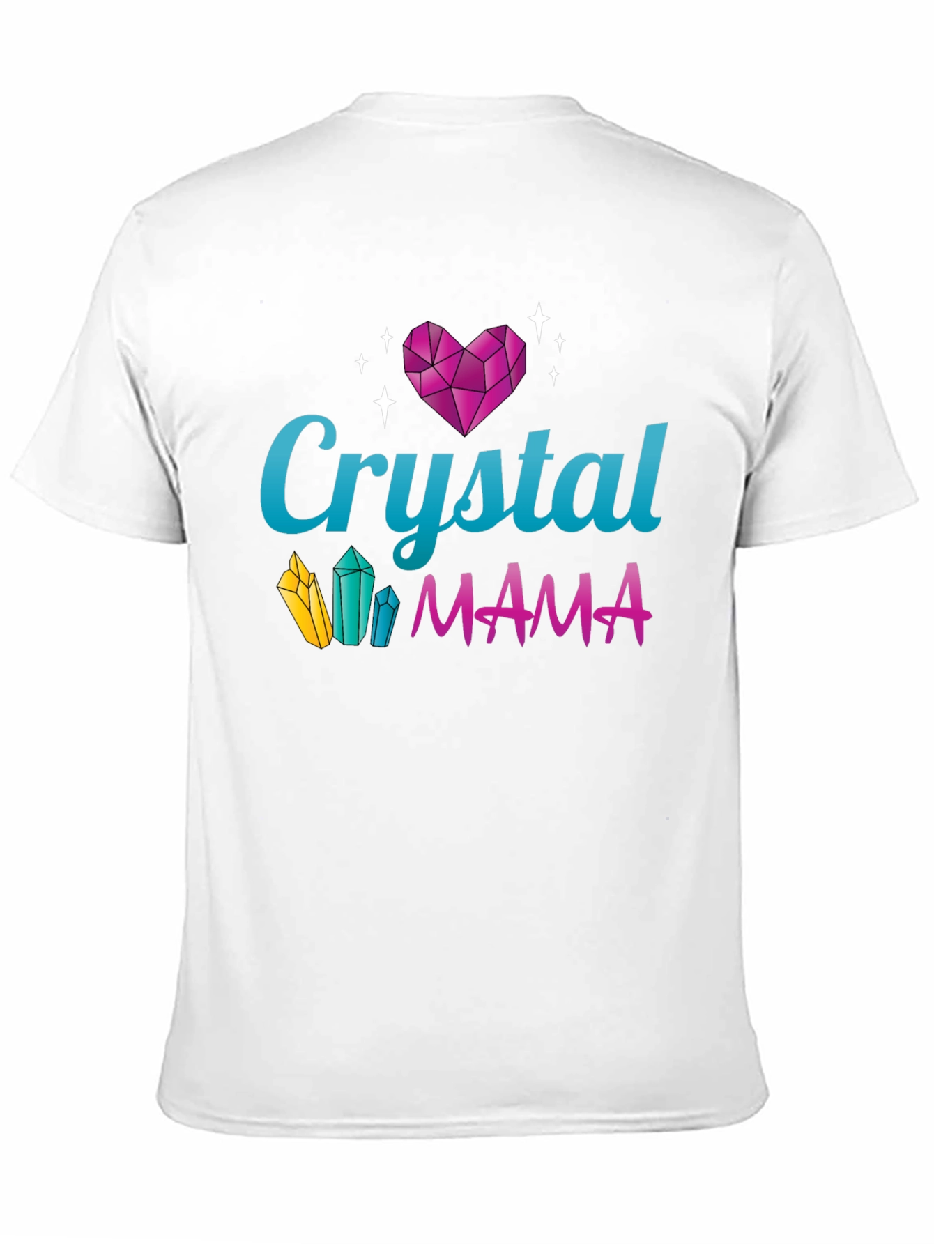 Crystal Mama Graphic Tee - Trendy Mom Shirt