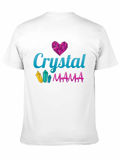 Crystal Mama Graphic Tee - Trendy Mom Shirt