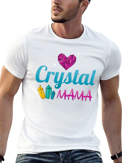 Crystal Mama Graphic Tee - Trendy Mom Shirt