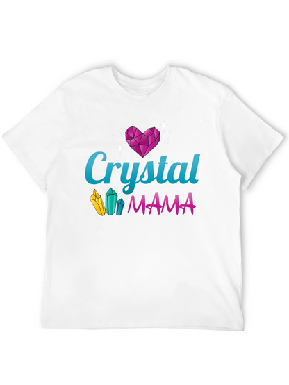 Crystal Mama Graphic Tee - Trendy Mom Shirt
