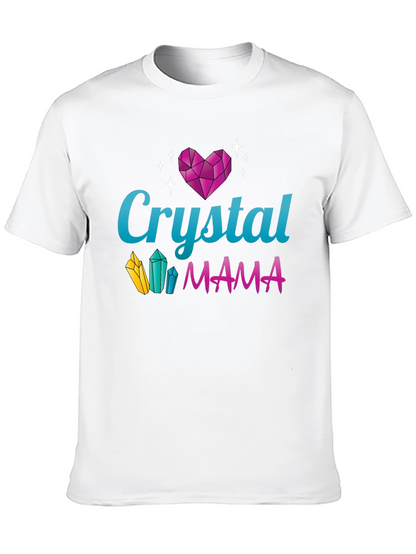 Crystal Mama Graphic Tee - Trendy Mom Shirt