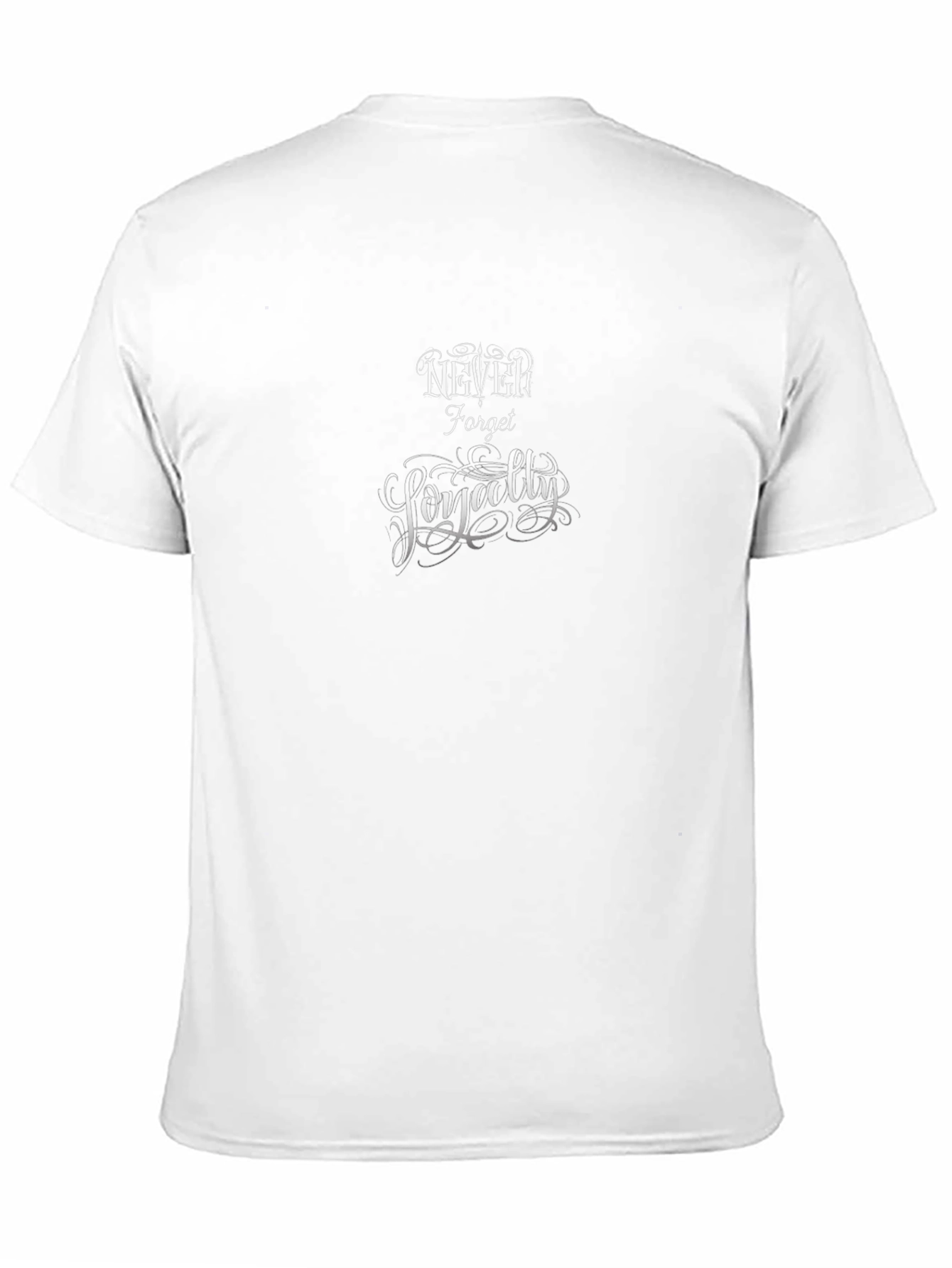 Never Forget Loyalty Black Tee