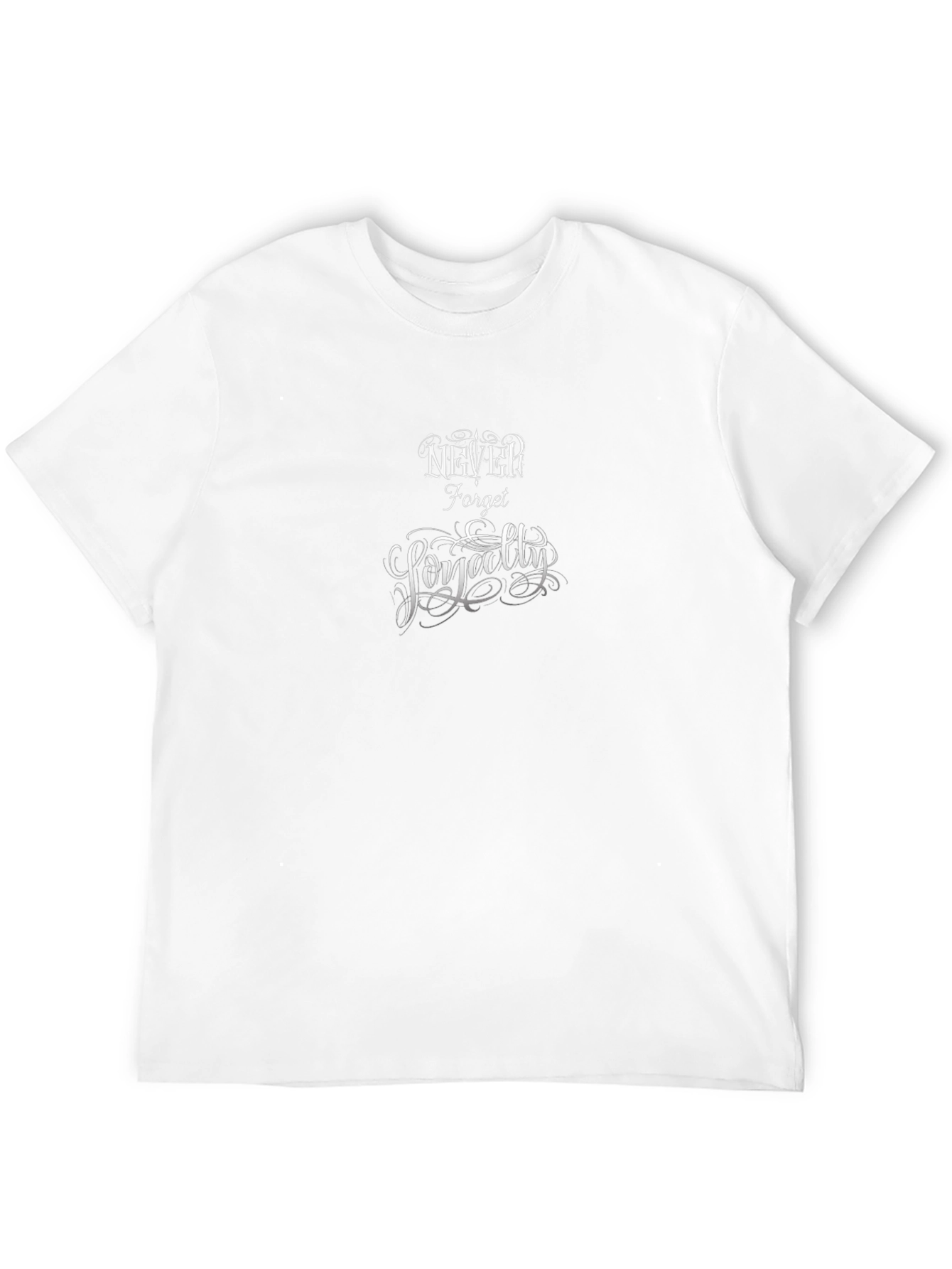 Never Forget Loyalty Black Tee