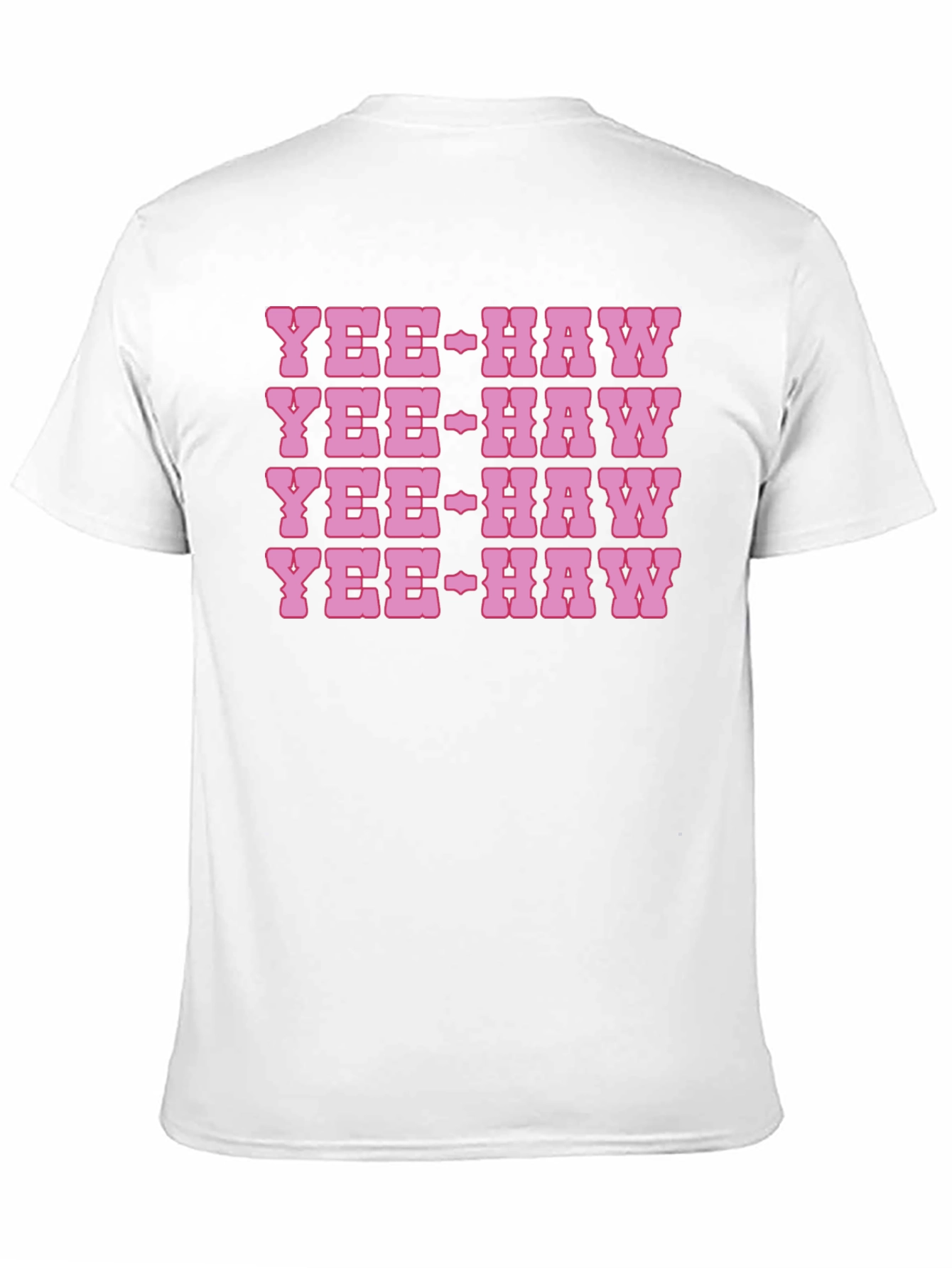 Yee-Haw Graphic Print Cotton T-Shirt
