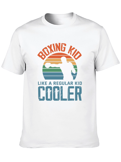 Boxing Kid Graphic Tee - Cool Retro Style