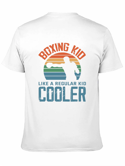 Boxing Kid Graphic Tee - Cool Retro Style
