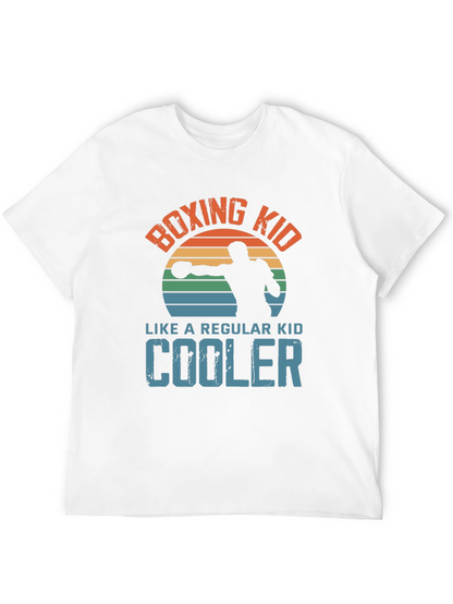 Boxing Kid Graphic Tee - Cool Retro Style