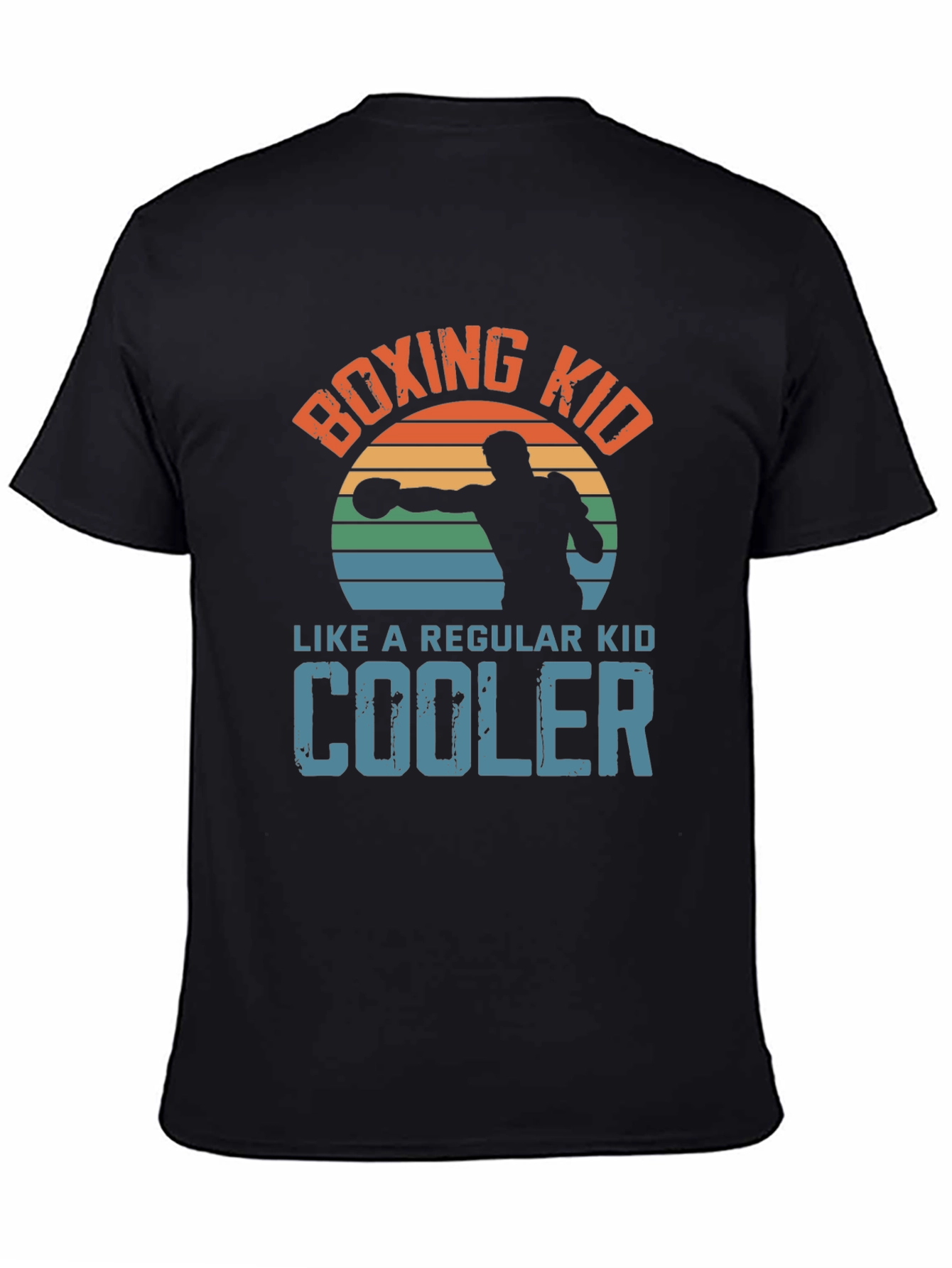 Boxing Kid Graphic Tee - Cool Retro Style