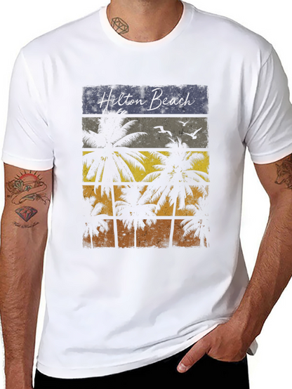 Hilton Beach Palm Tree T-Shirt