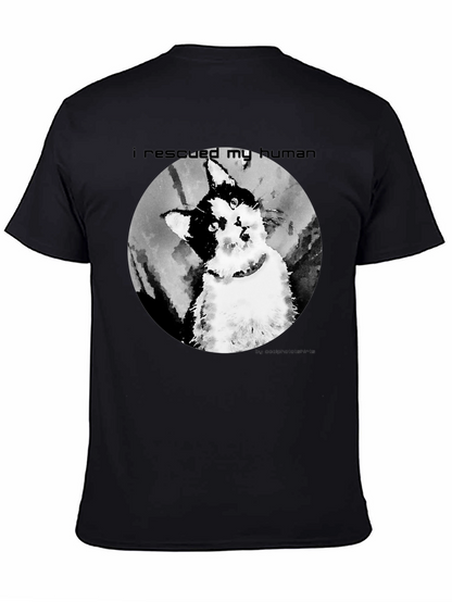 Rescued My Human Graphic T-Shirt