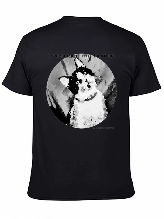 Rescued My Human Graphic T-Shirt