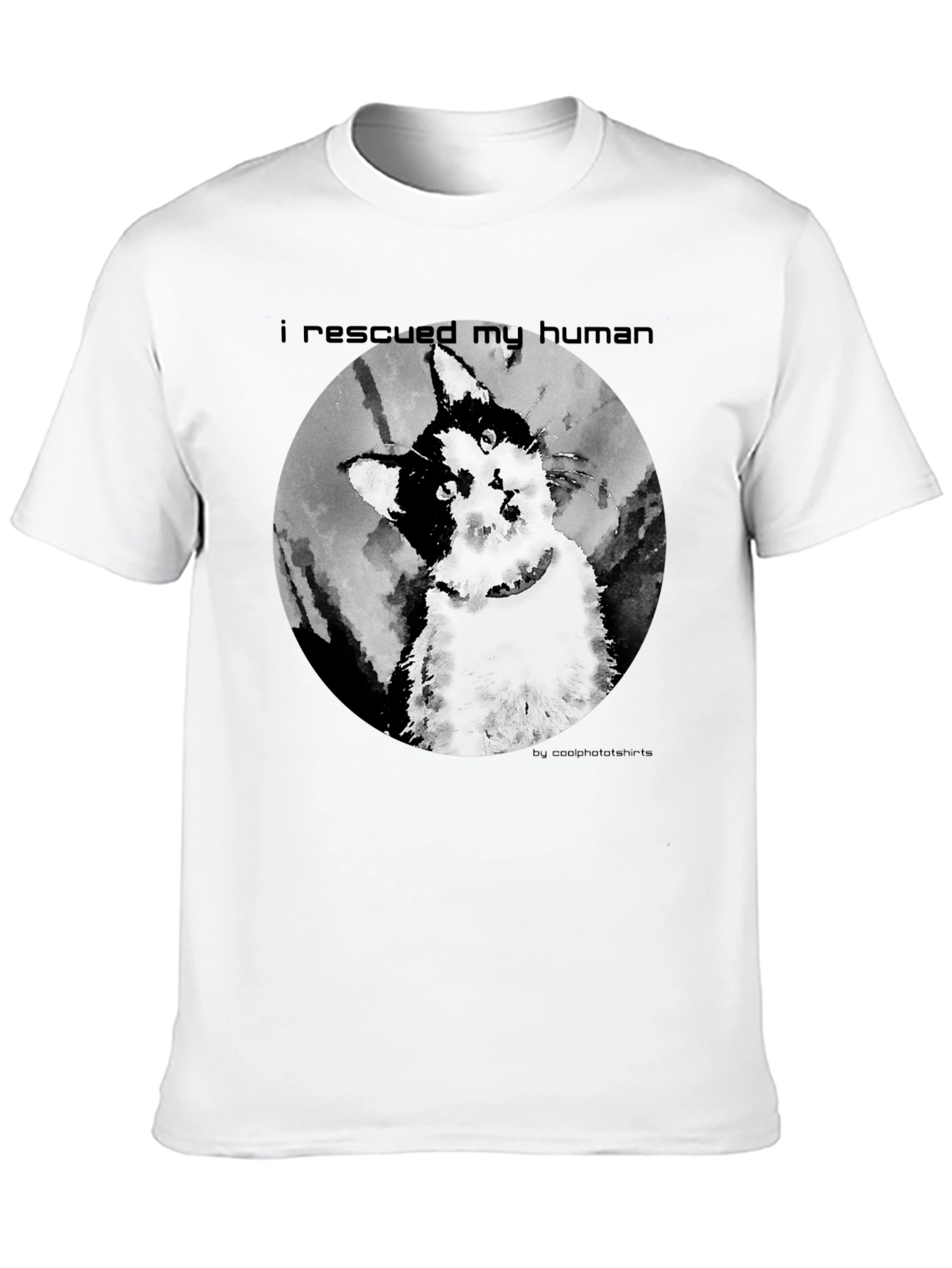 Rescued My Human Graphic T-Shirt