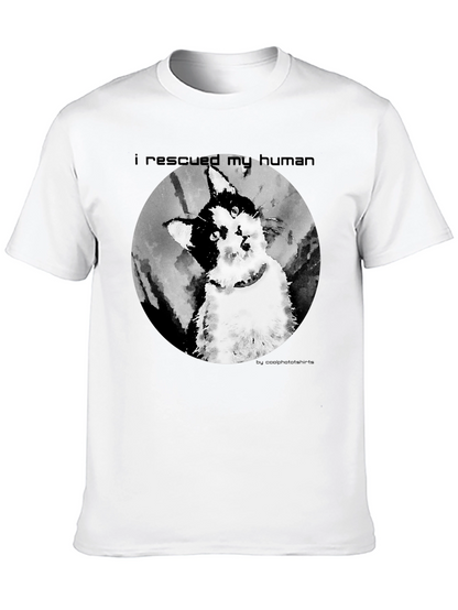 Rescued My Human Graphic T-Shirt