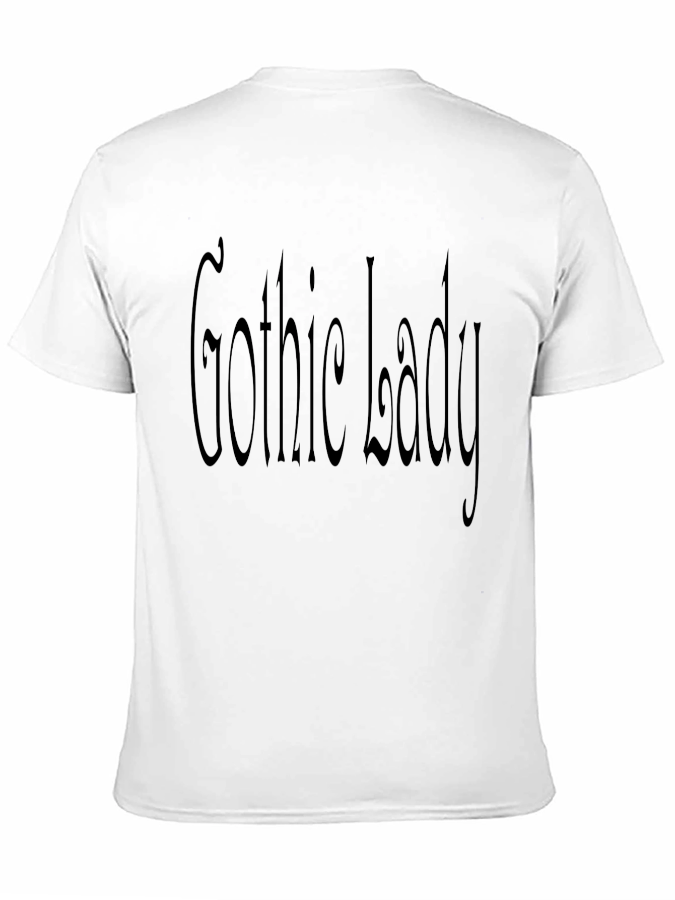Gothic Lady Tee - Dark & Mysterious Style