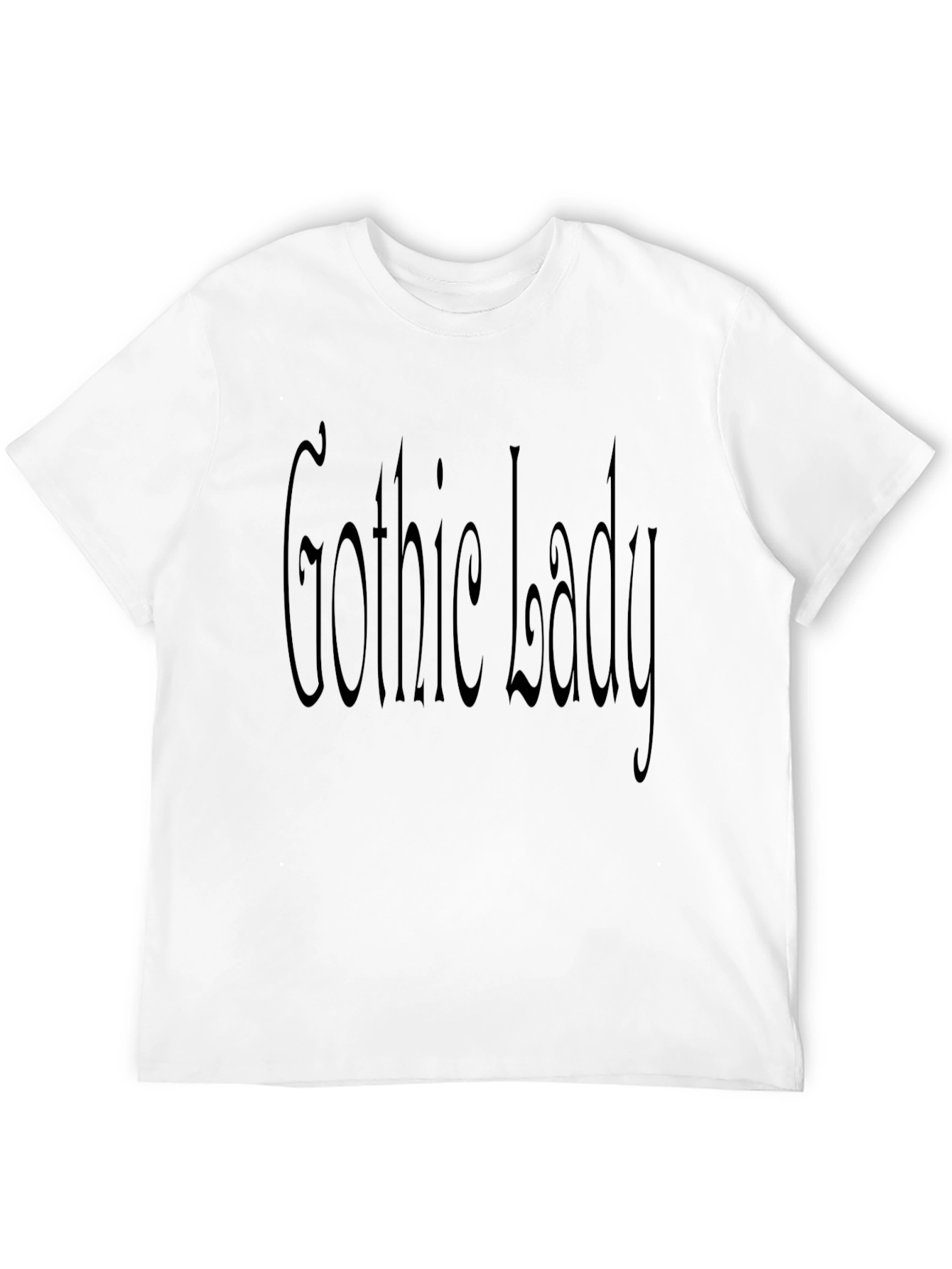 Gothic Lady Tee - Dark & Mysterious Style
