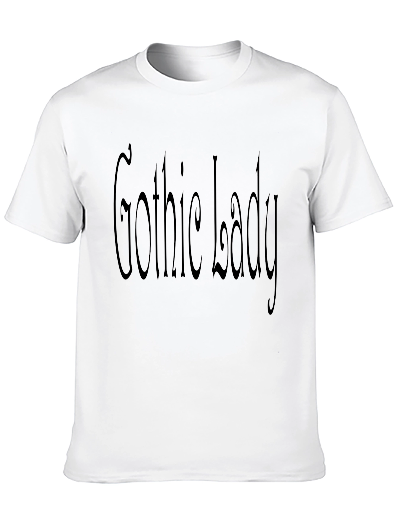 Gothic Lady Tee - Dark & Mysterious Style
