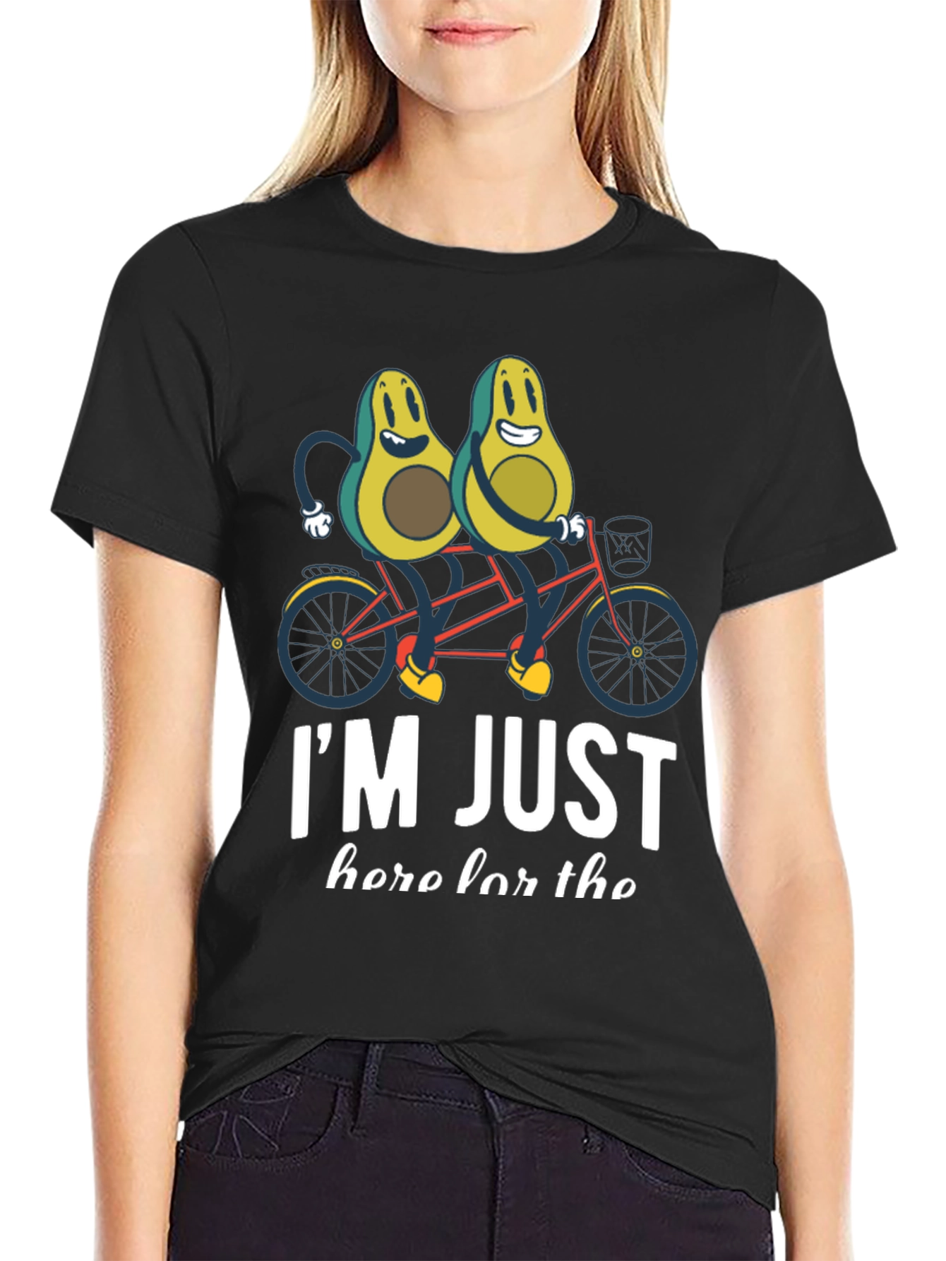 Avocado Tandem Bike Graphic Tee