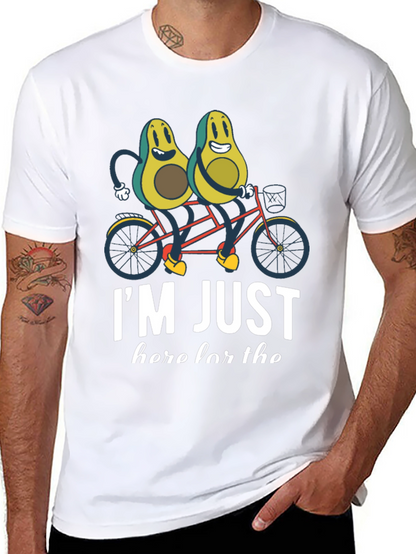 Avocado Tandem Bike Graphic Tee